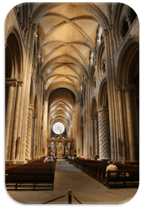 Inside Durham Cathedral